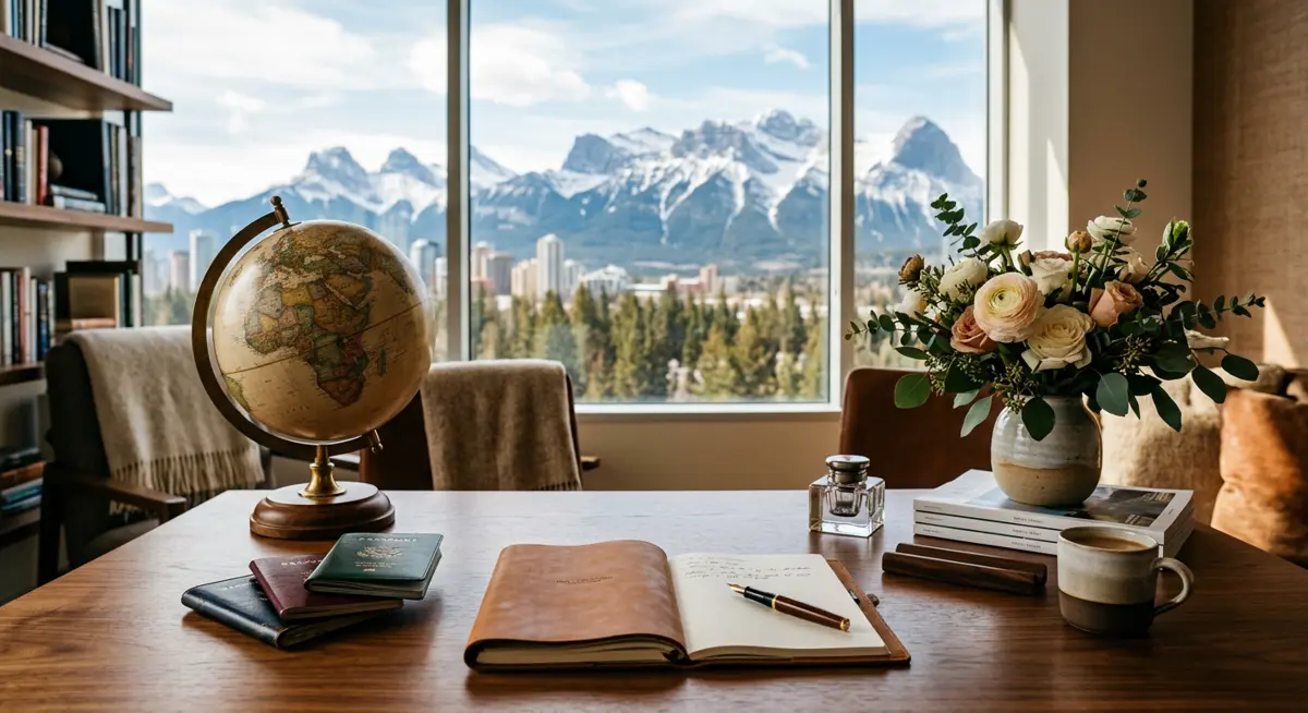 Travel Pro Concierge planning desk in Calgary